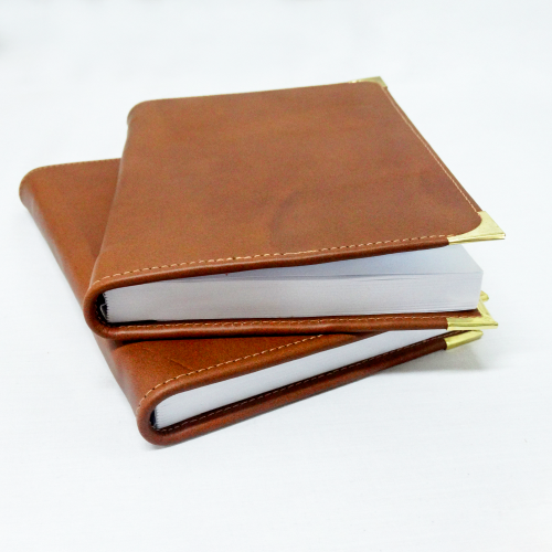 Agenda Simil Cuero Marrón